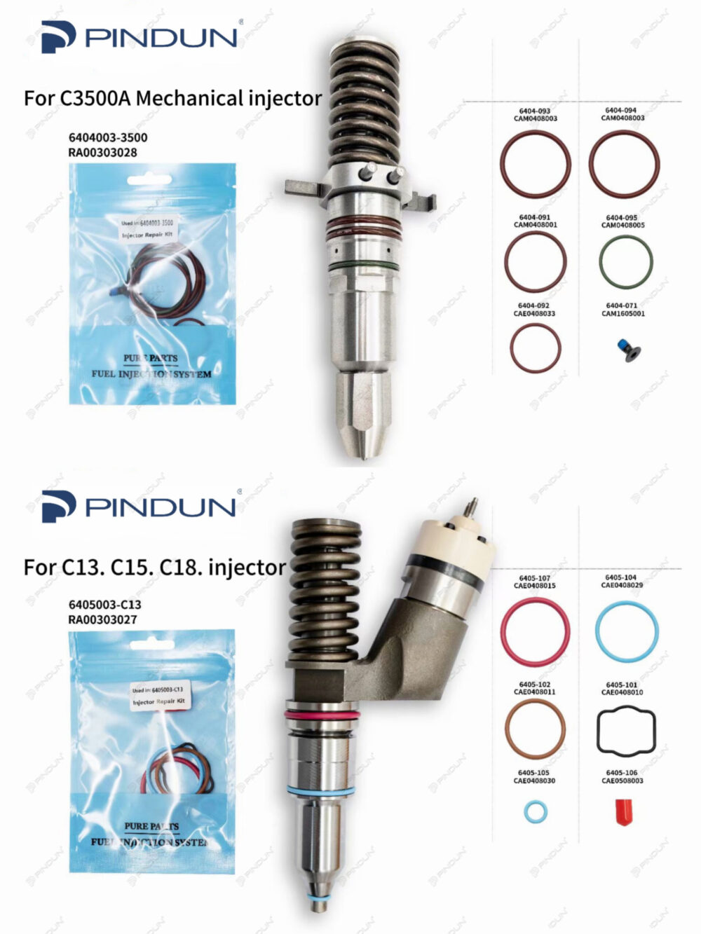 Various Repair Kit for Caterpillar injector