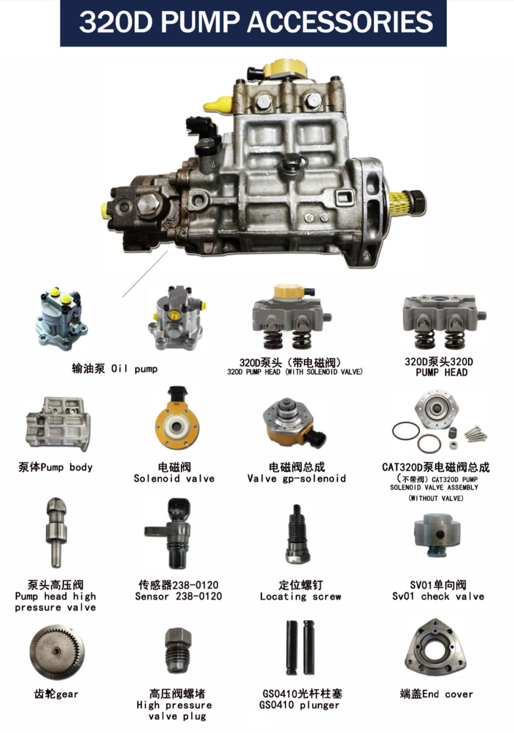 微信图片_20240222192816.jpg Various Accessories for Caterpillar Pump