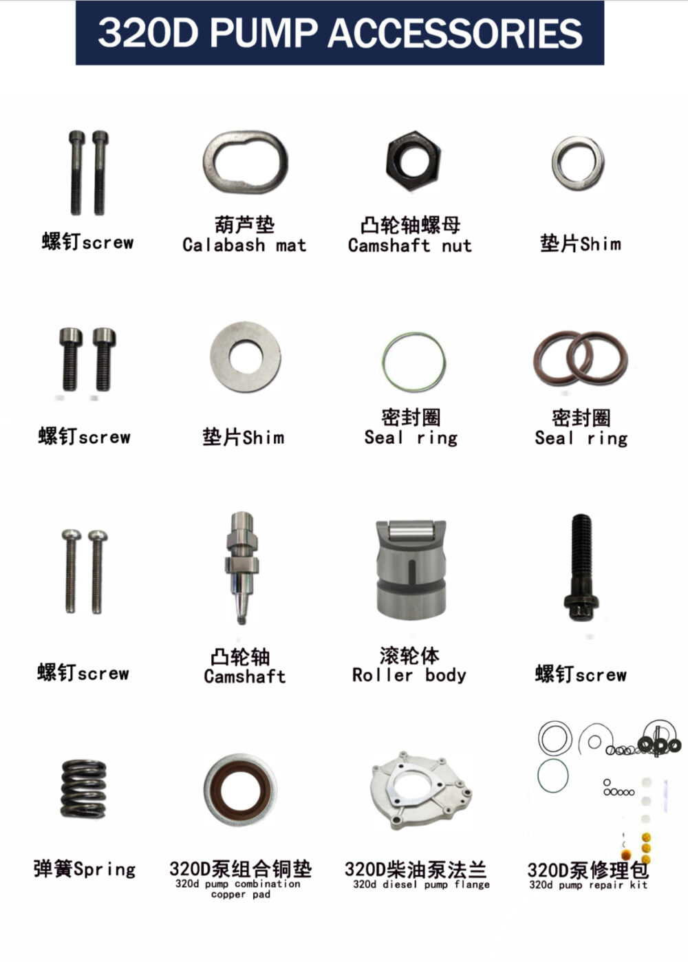 微信图片_20240222192820.jpg Various Accessories for Caterpillar Pump